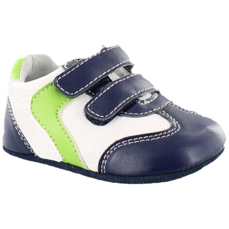 Championes Infantiles Croco Kids Casual Blanco - Verde