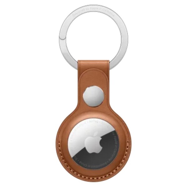 Case Apple Airtag Finewoven Key Ring Golden Brown Case Apple Airtag Finewoven Key Ring Golden Brown