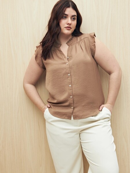 BLUZA ALLIE KEANE MARRON