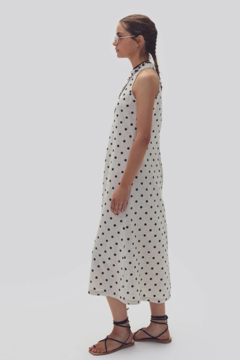 Olivia Linen Dress Natural