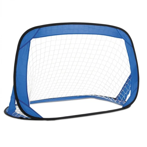 Arco Futbol Plegable Infantil Tela Oxford Facil Armado Niños Variante Color Azul