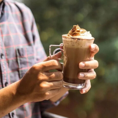 Set Café c/ Cafetera Italiana 9 Tazas + 6 Tazas Vidrio 250Ml Plata/transparente