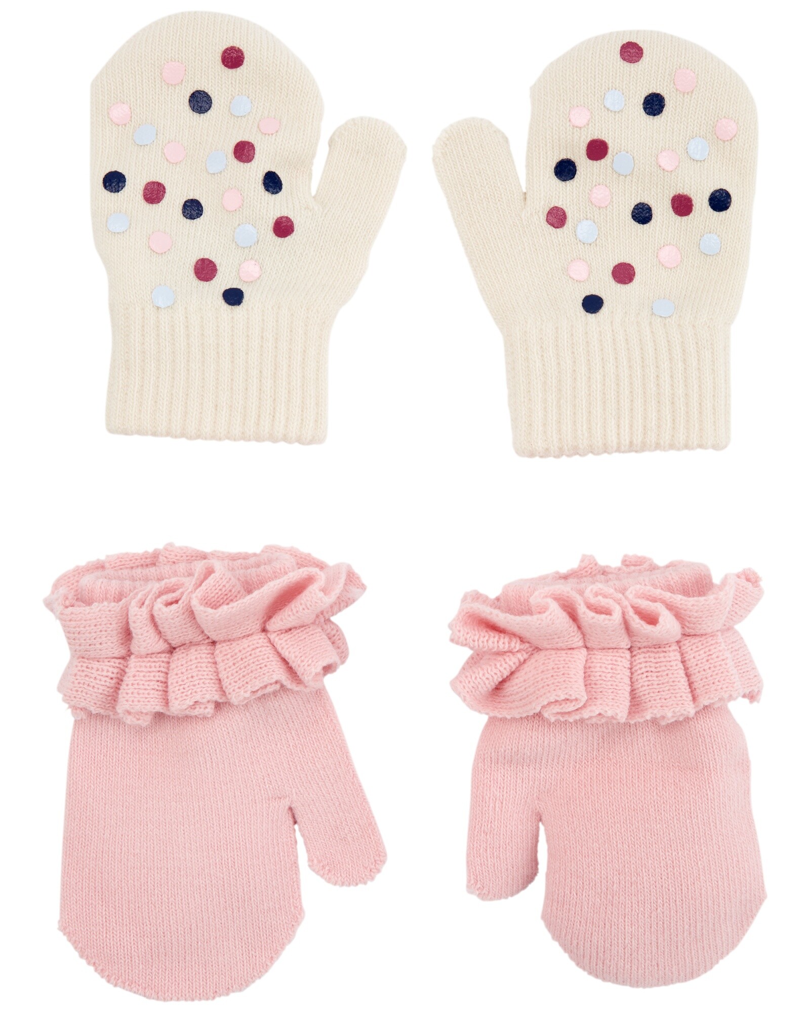 Pack dos pares de guantes mitones Sin color