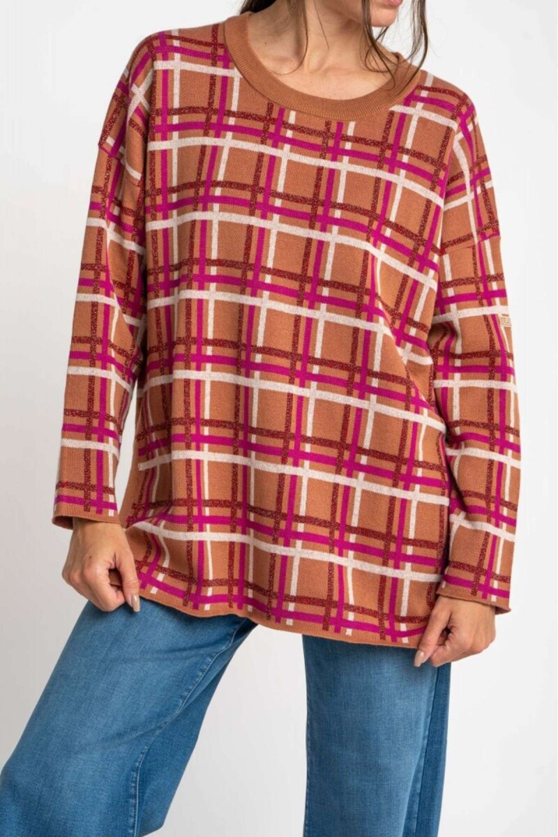 Sweater Intarsia - Mocha 