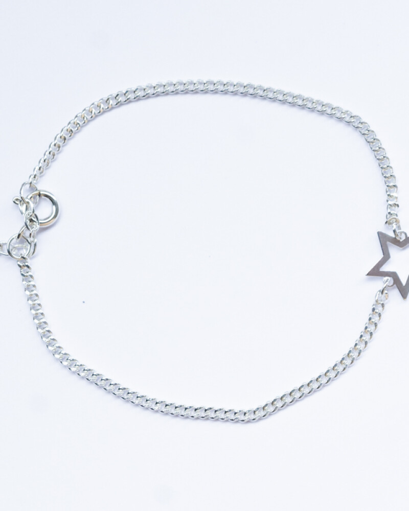 Pulsera star PLATEADO