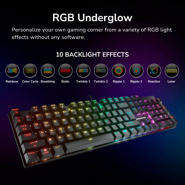 Combo Gamer Combat Cougar Teclado + Mouse Rgb COMBO COUGAR COMBAT TECLADO MOUSE