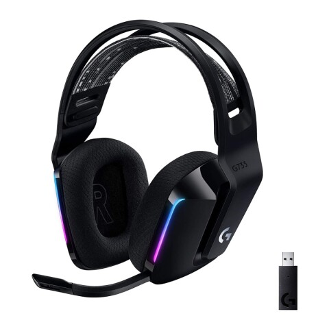 Vincha Gamer Inalámbrica Logitech G733 NEGRO