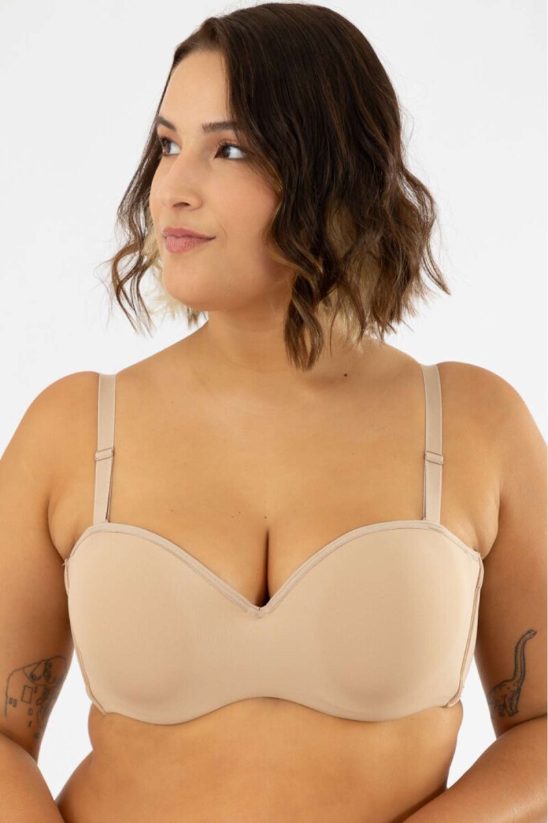 Strapless micro - Marron 