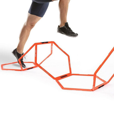 Aro Hexagonal Entrenamiento Funcional Coordinación Rojo