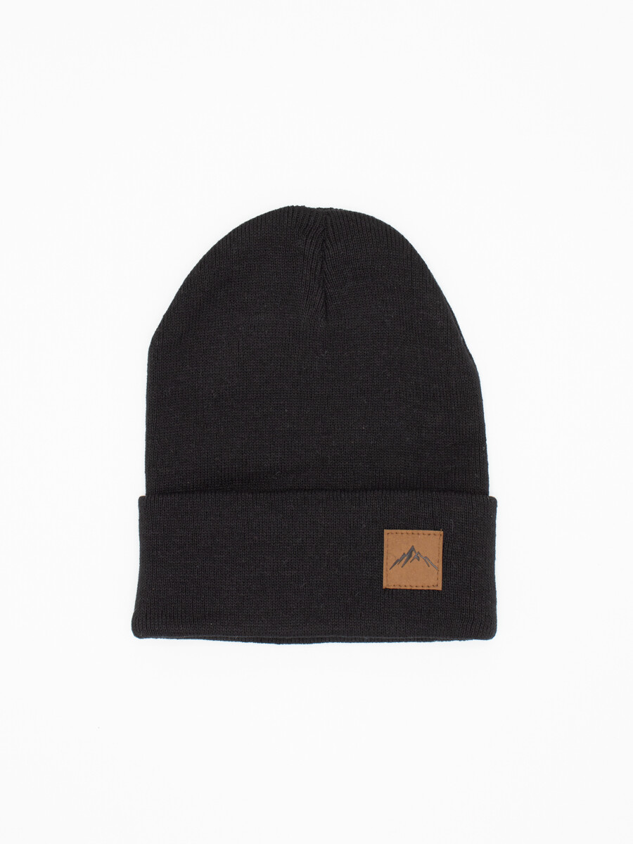 Gorro de lana Bariloche - Negro 