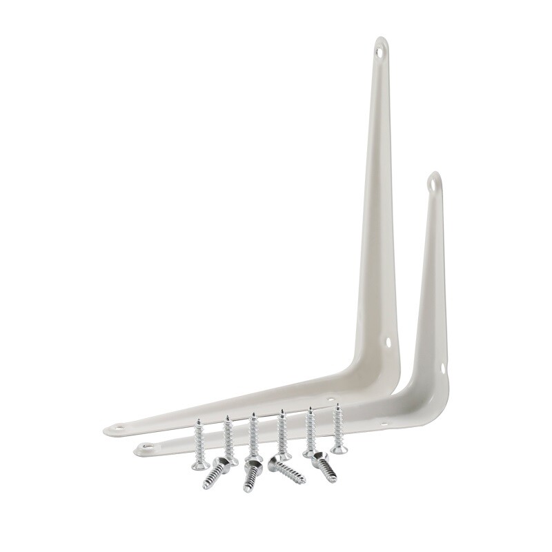 DINGQI JUEGO 2 PIEZAS ESCUADRA ESTANTE + TORNILLOS 125 x 150 MM Dingqi Juego 2 Piezas Escuadra Estante + Tornillos 125 X 150 Mm