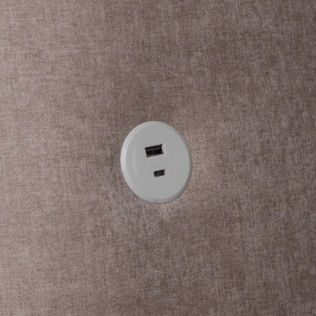 Sofá Cama Niki - Con mesa - Tela Microfibra 10287 (Tostado)