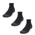 Medias Unisex Under Armour x3 Performance Tech Negro