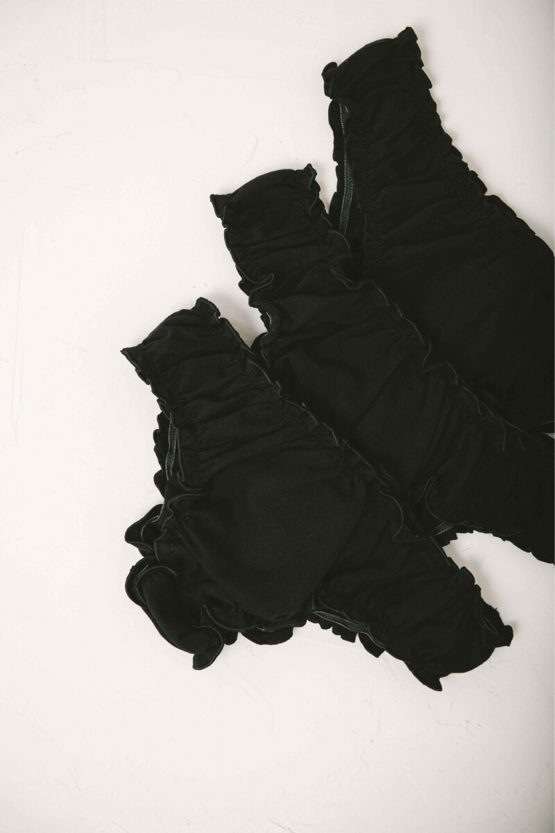 Pack de 3 Catas Algodón Negro