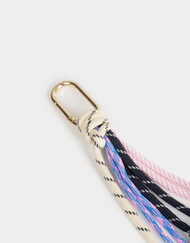Llavero Cordón Llavero Y Charm Mix De Cordones - Combinacion Multicolor