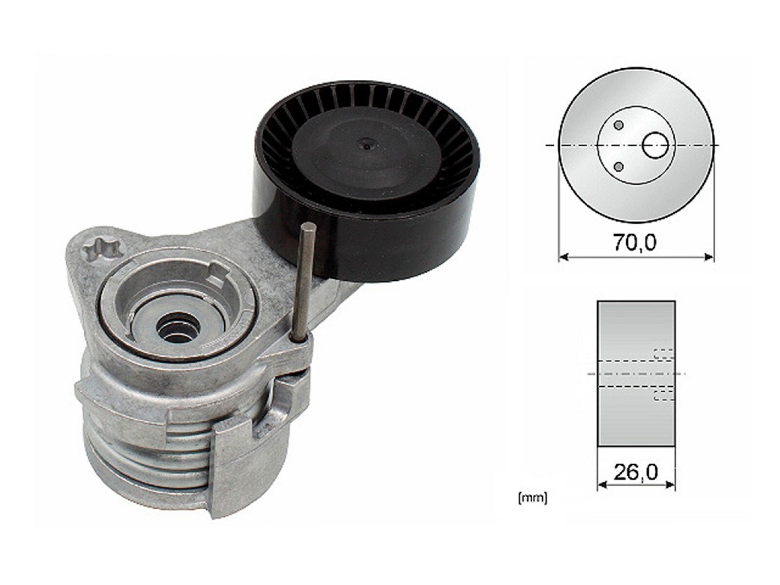 Tensor De La Correa BMW 525I (E60)/325I (E90)/X5 3.0 Si (E70)/330I (E90)/X1 28I (E84)/530 (E60) 03-15 