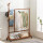 Perchero con Ruedas Madera 100 cm X 155 cm CAOBA