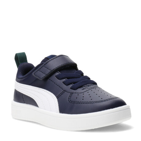 Championes Infantiles Puma Rickie AC PS Kids Azul Marino - Blanco