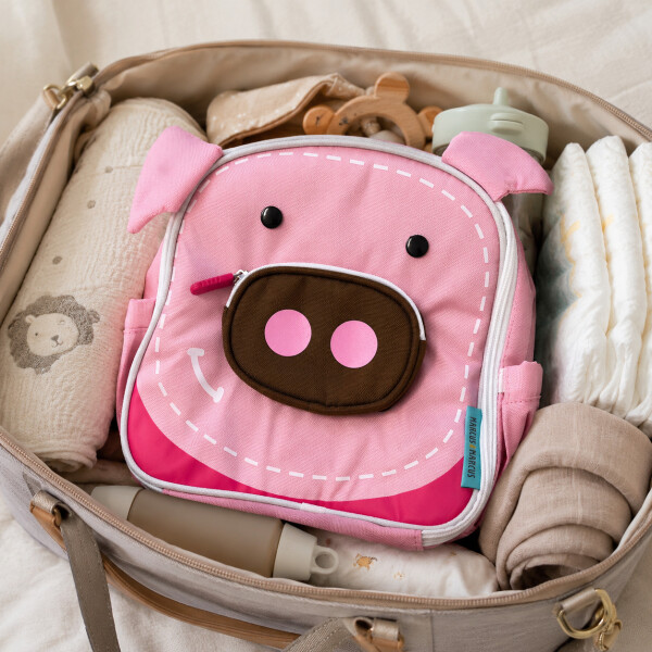 Mochila Infantil Térmica Marcus & Marcus Para Comida Rosa 1