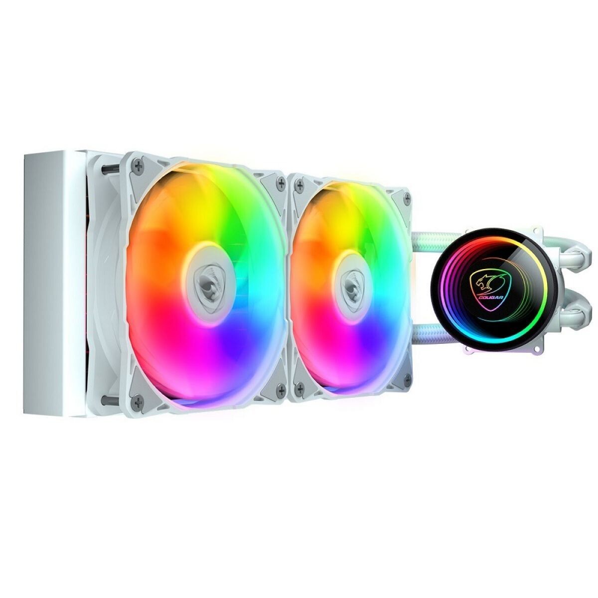 Disipador Watercooling Ccougar Poseidon Elite 240 - BLANCO 