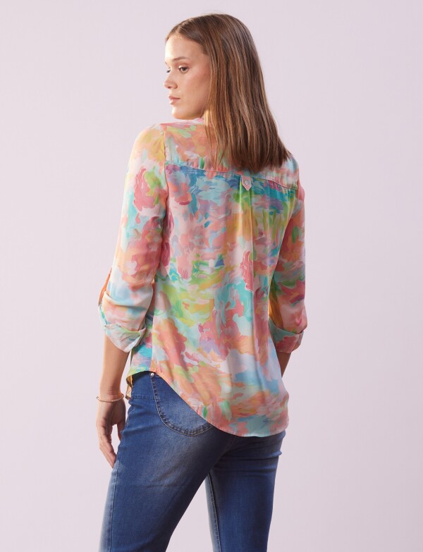 Blusa Printed MULTI/ROSA