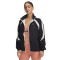 Icon Crinkle Track Jacket-BLU BLK-001