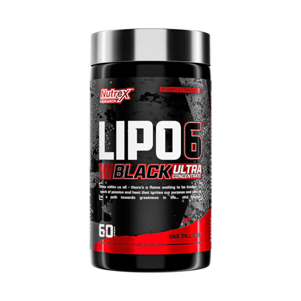 Lipo-6 Black | Quemador de Grasa Termogénico | 60 Cápsulas - Nutrex Lipo-6 Black | Quemador de Grasa Termogénico | 60 Cápsulas - Nutrex