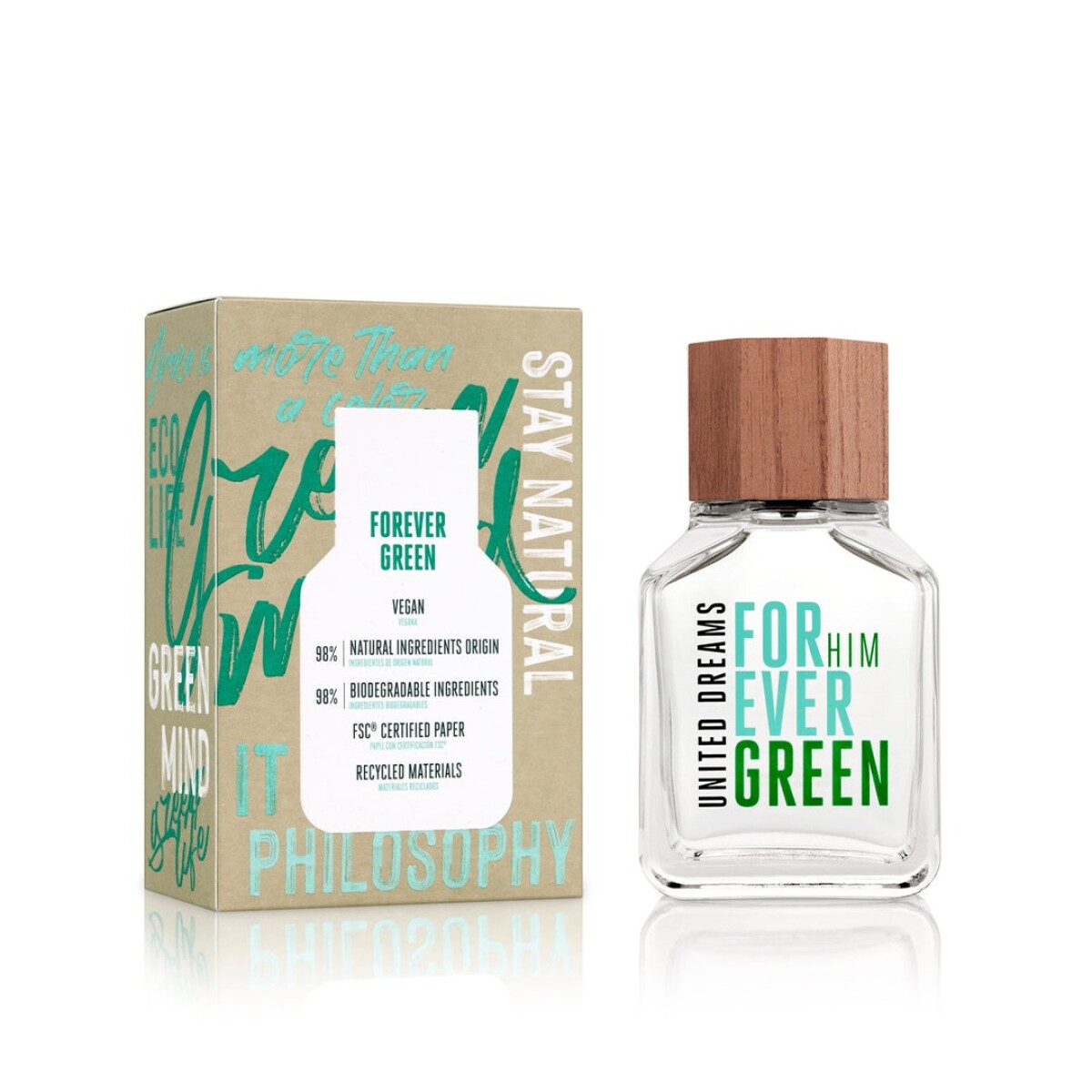 Perfume Benetton United Dreams For Him Ever Green 80ML - 001 