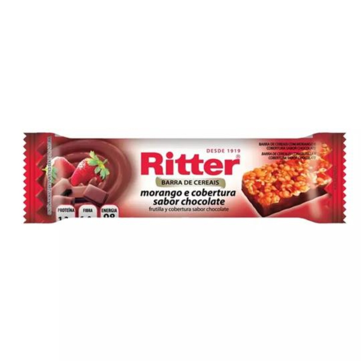 NAT-BARRITA RITTER FRUTILLA C/CHOCOLATE 