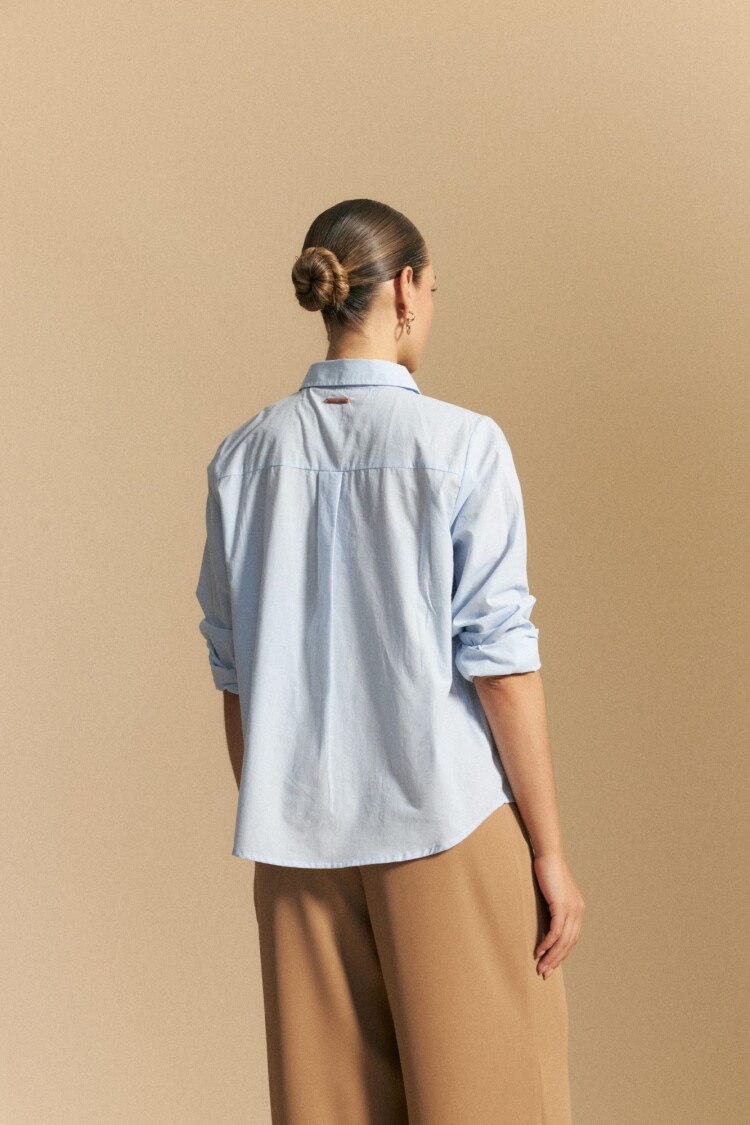 CAMISA ALEKSEI Celeste