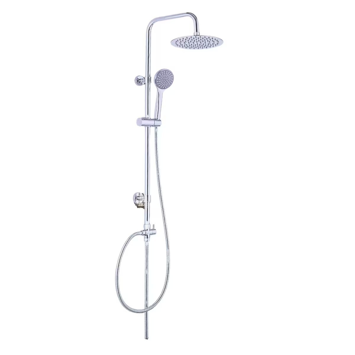 Barral Ducha Exterior Cromo Sin Grifería Austin 