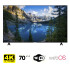 Smart Tv Xion Xi-led70-4k-cu 70" 4k TV 70 XION XI-LED704KWOS
