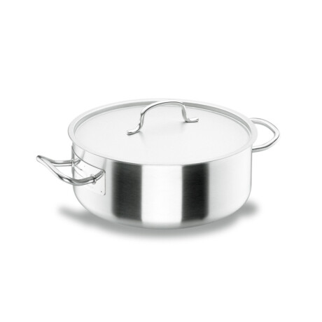 Cacerola inox con tapa 40x15.5 cm 19.5 lts Cacerola inox con tapa 40x15.5 cm 19.5 lts