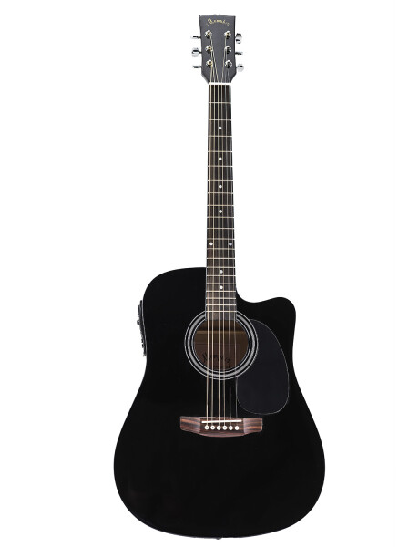 Guitarra Electroacústica Memphis 964 con ecualizador de 4 bandas y cuerdas de acero Negro
