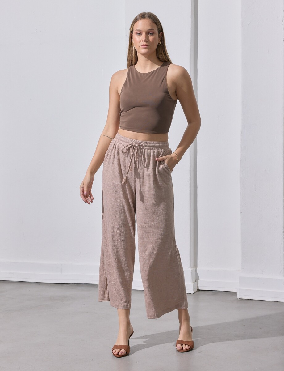 Pantalon Pull On - Tostado 