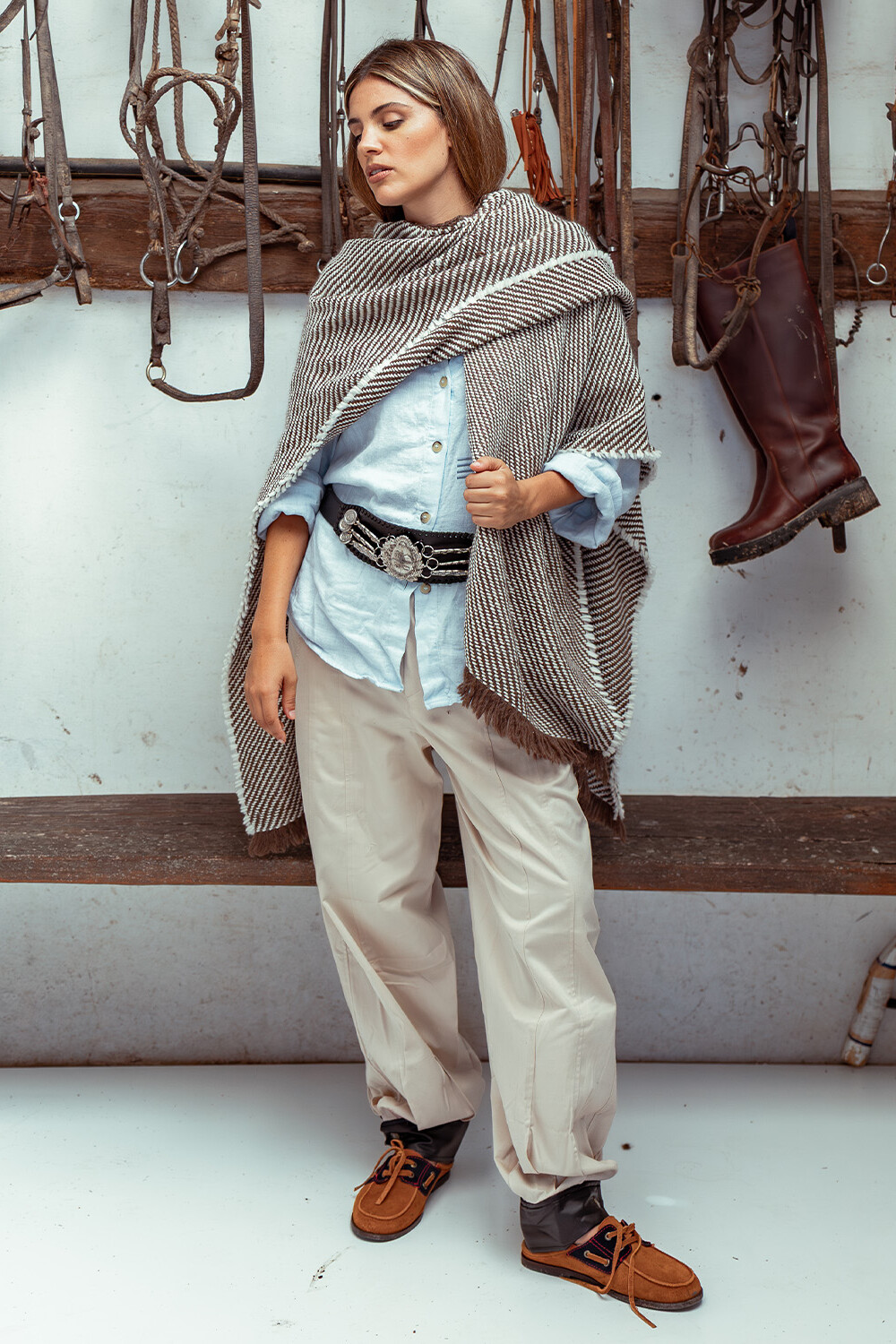 Merino Chall Brown Combinación 5