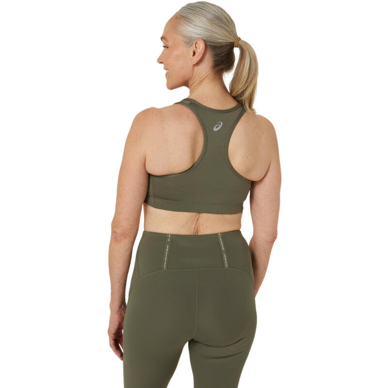 Bra Running Padded Mujer Mantle Green/olive Grey