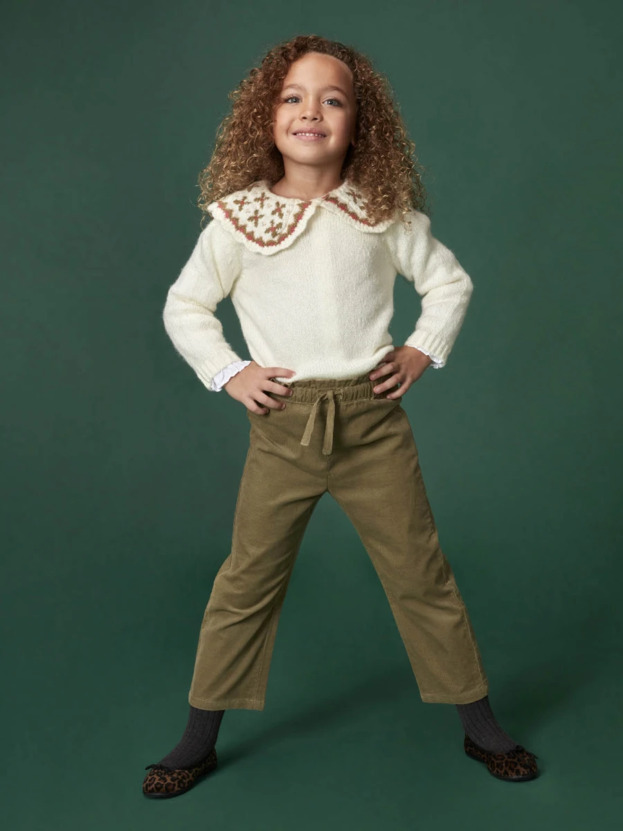 Pantalon De Micropana Verde Viejo