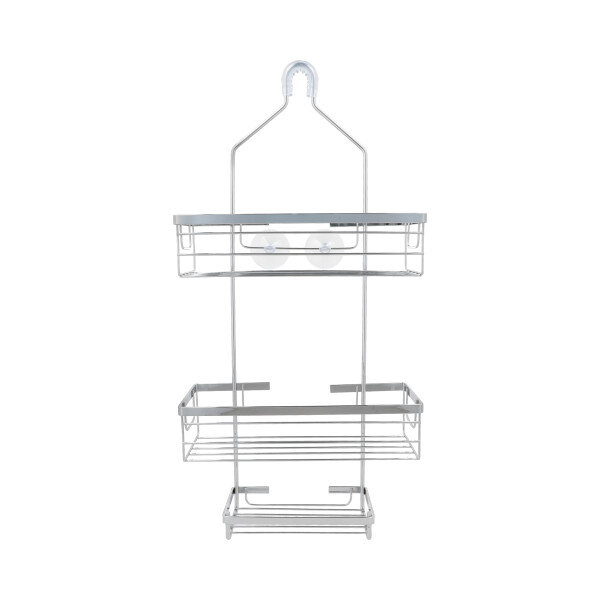 Organizador De Ducha Colgante 3 Niveles Jabonera Baño Acero Imback Color Plateado Organizador De Ducha Colgante 3 Niveles Jabonera Baño Acero Imback Color Plateado