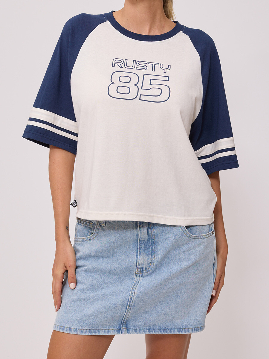 T-SHIRT NAYAN RUSTY - Azul Marino 