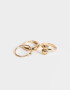 Sets Anillos Animalito Set De Anillos - Dorado