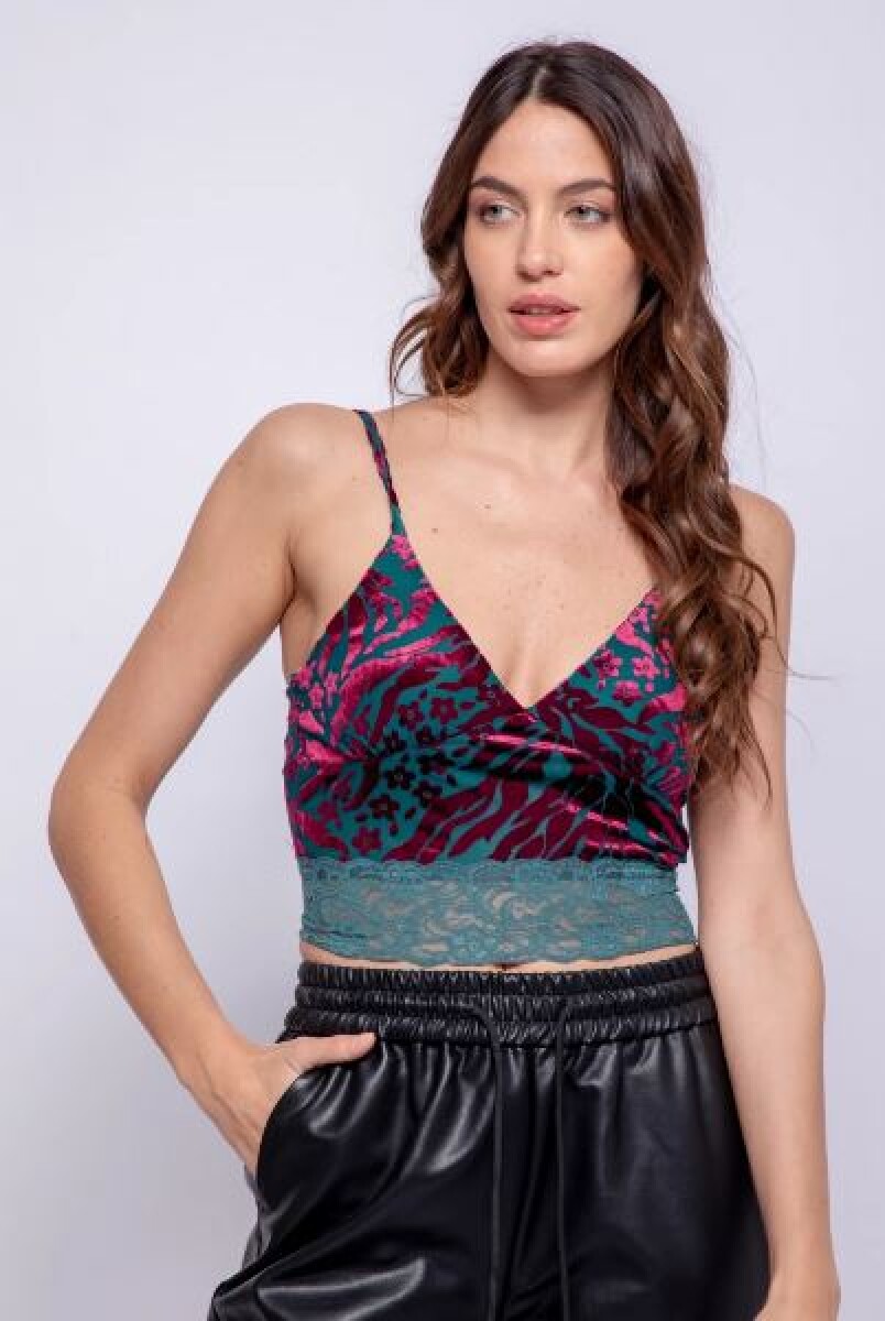 TOP DANIELCASSIN LIONA - AZUL 