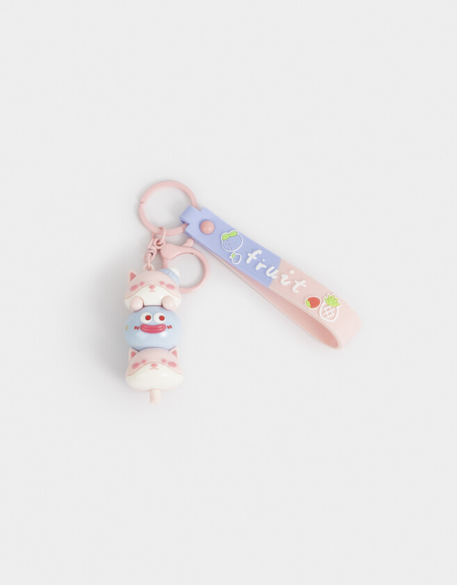 Llavero Lúdico Llavero Y Charm De Animalitos - Combinacion Multicolor