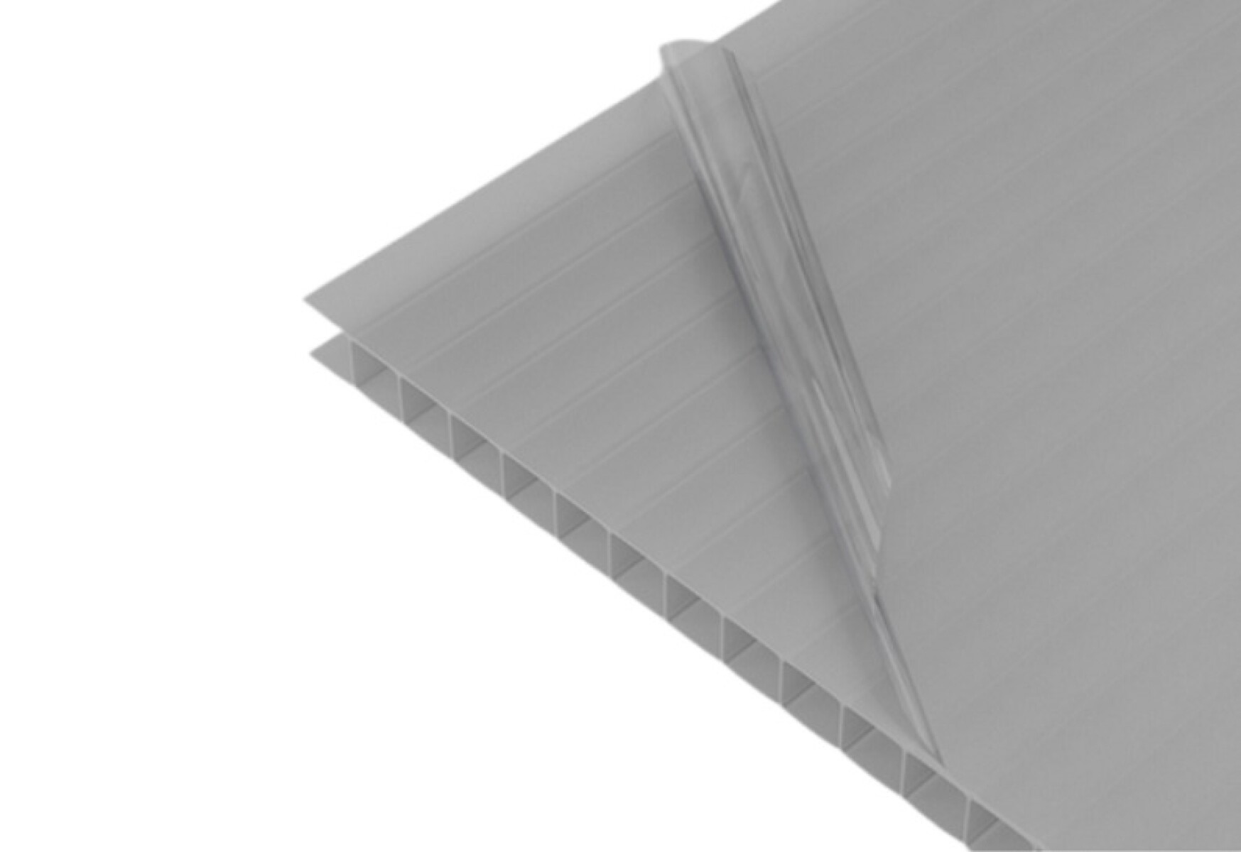 Chapa de Policarbonato Alveolar Blanco Hielo - 10mm Solar Control 