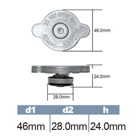 TAPON RADIADOR - BOCA A 15LBS. 15PSI 1.1 BAR JMC - TAPON RADIADOR - BOCA A 15LBS. 15PSI 1.1 BAR JMC -