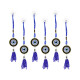 COLGANTES DE OJO TURCO C/VENTOSA X6 UNIDADES Gp032