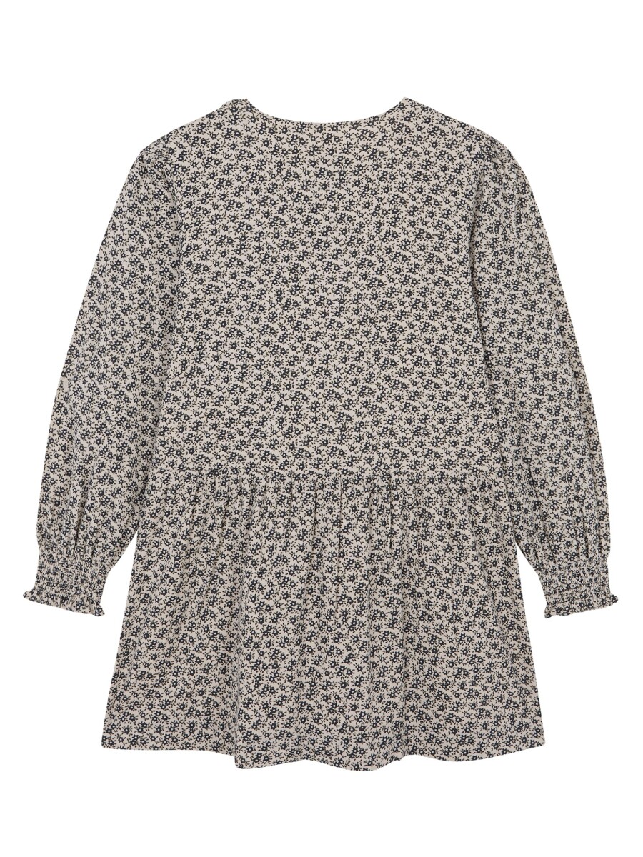 Vestido Florecitas Blanco Roto