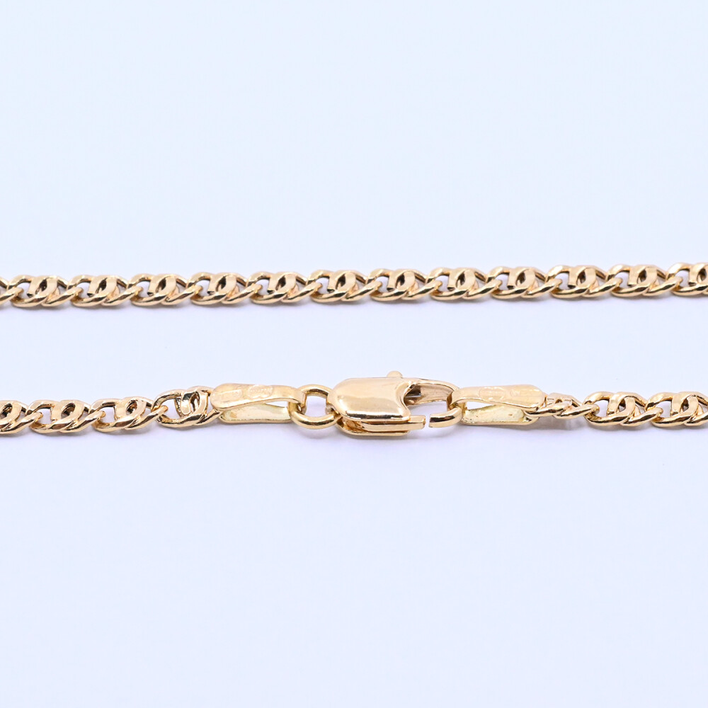 Cadena oro 18k doble grumet. Cadena oro 18k doble grumet.