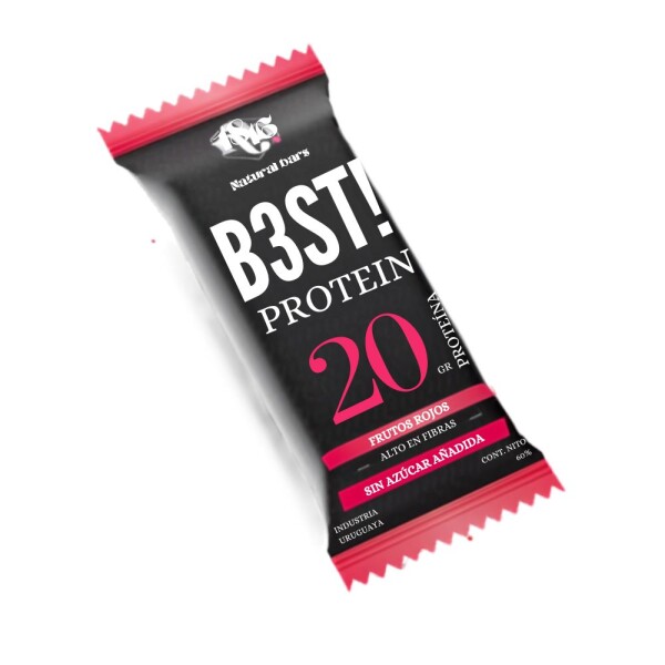 Natural Bars Best Protein Frutos Rojos 60g Natural Bars Best Protein Frutos Rojos 60g