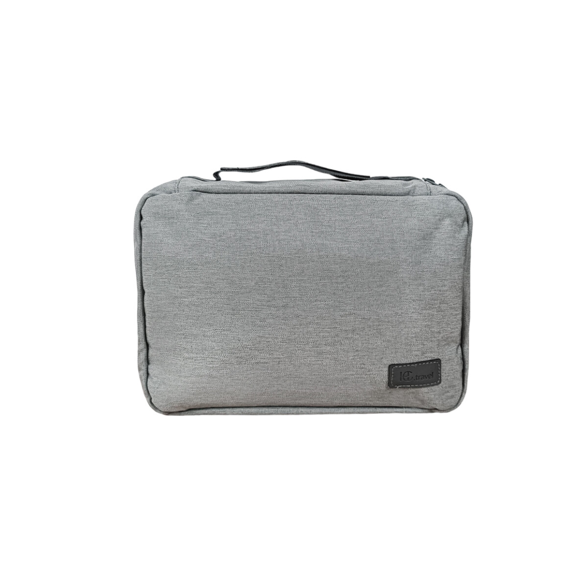 Neceser plegable con percha varios bolsillos - Gris 